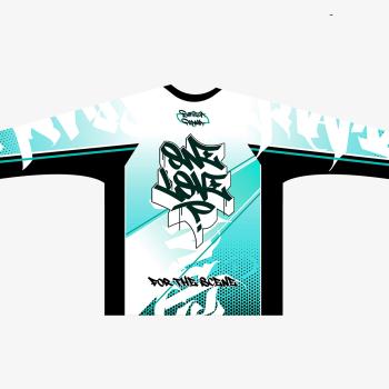 The Message Shirt Turchese | Dancewear & Streetwear